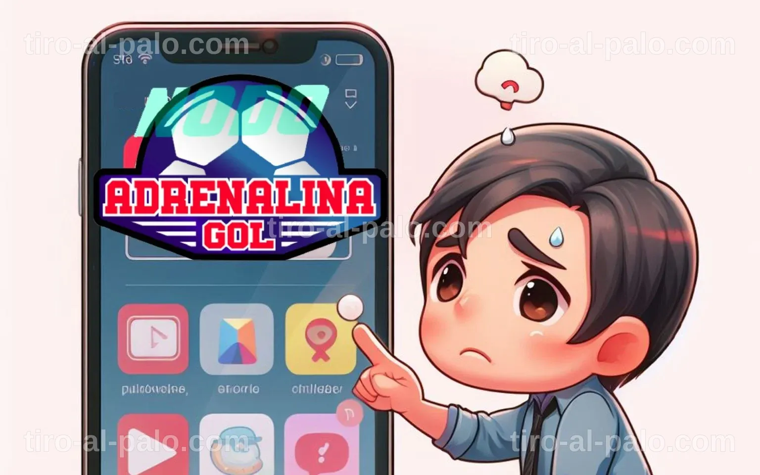 Interfaz de la nueva versión de la aplicación Adrenalina Gol 2.0.