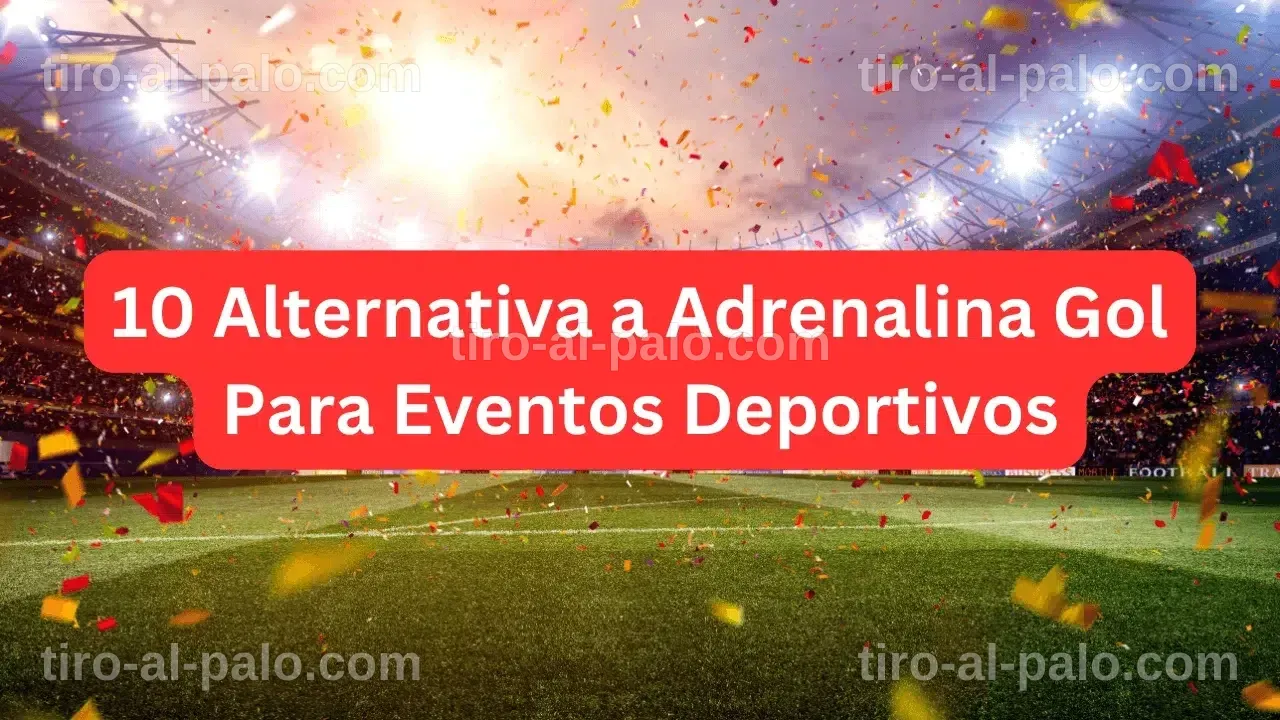 Pantalla de la aplicación Adrenalina Gol mostrando información de fútbol.