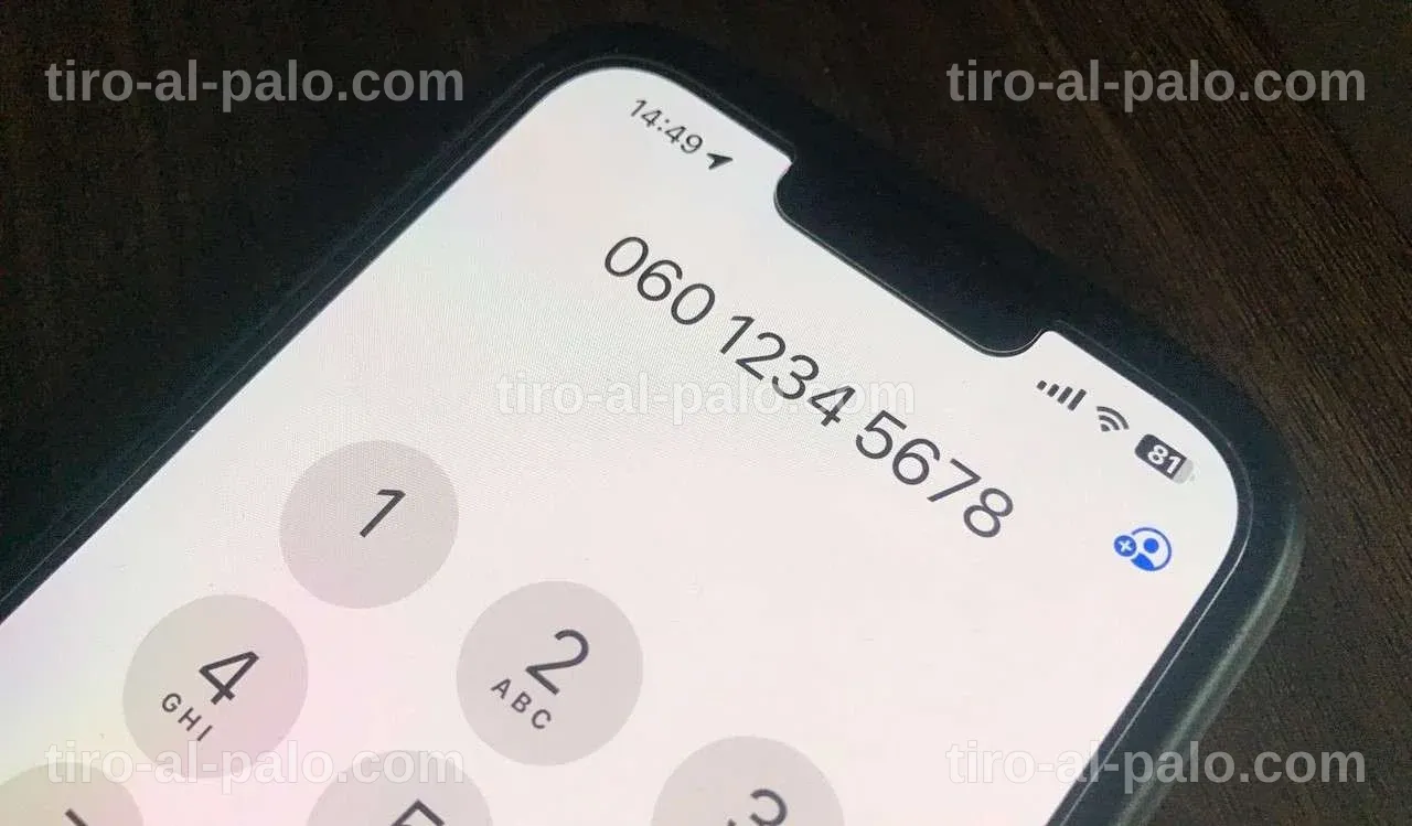 Anuncio informativo sobre el uso del prefijo 060 en Japón.