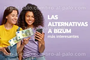 Interfaz de una app para enviar y recibir dinero desde el móvil.