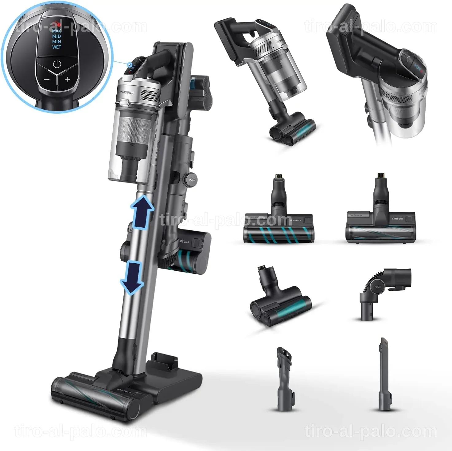 Aspiradora de otra marca con características similares a la Dyson Airwrap.