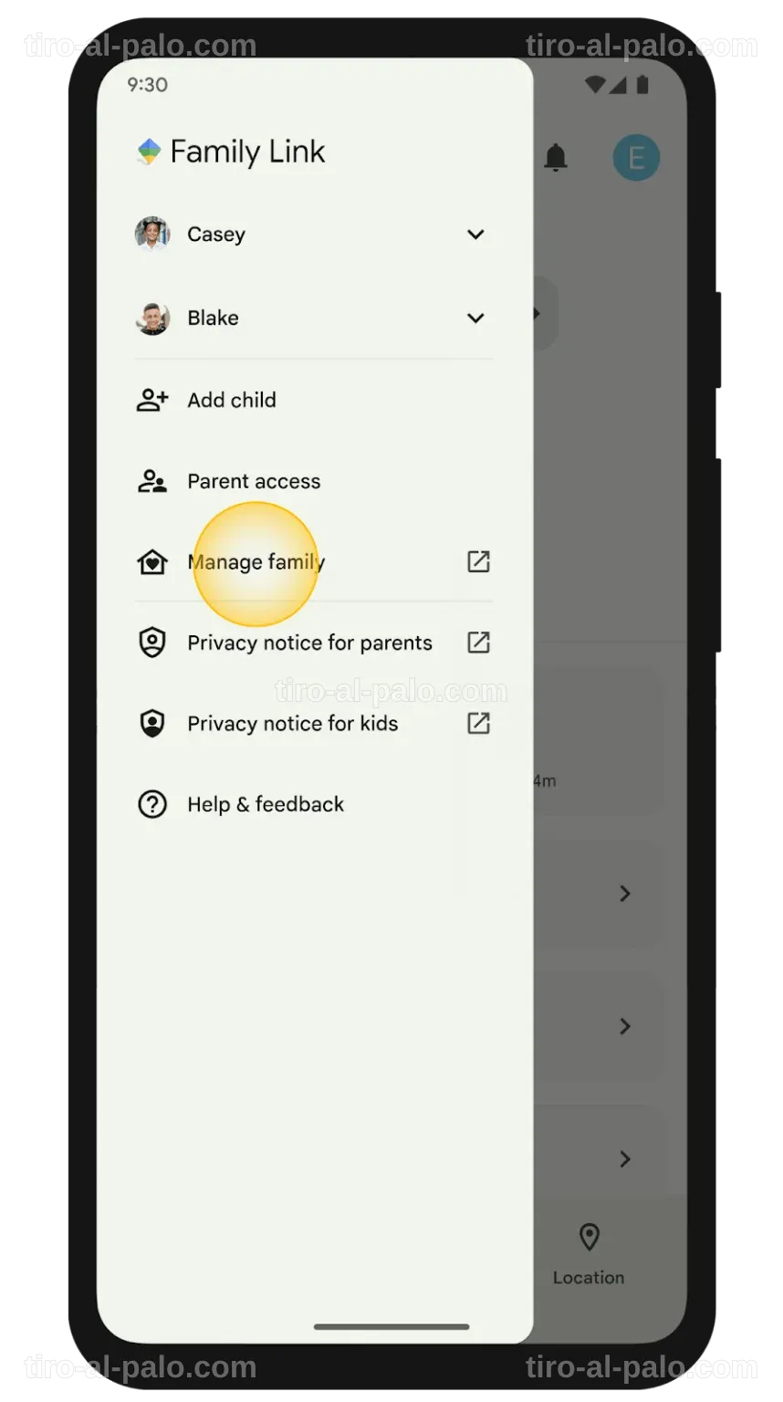 Uso de Google Family Link en iPhone con opciones alternativas.