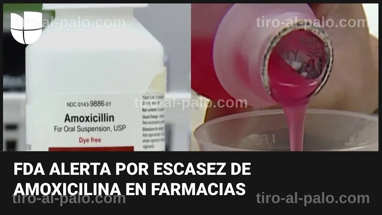 Infografía sobre los riesgos del uso excesivo de amoxicilina.