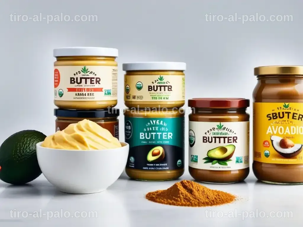 Selección de opciones saludables para sustituir la mantequilla en recetas.