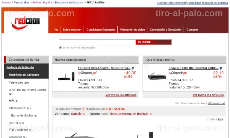 Gráfica comparativa de opciones de compra en línea.