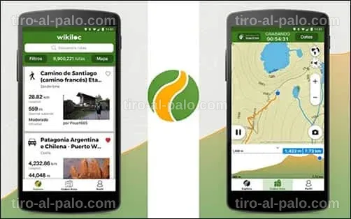 Grupo de corredores revisando sus rutas y aventuras en una aplicación móvil.