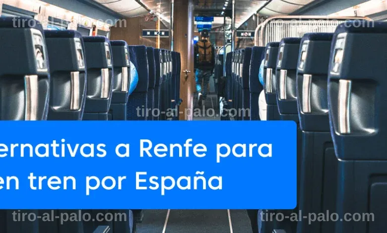 Pasajeros felices abordando un tren, explorando nuevas opciones de transporte.