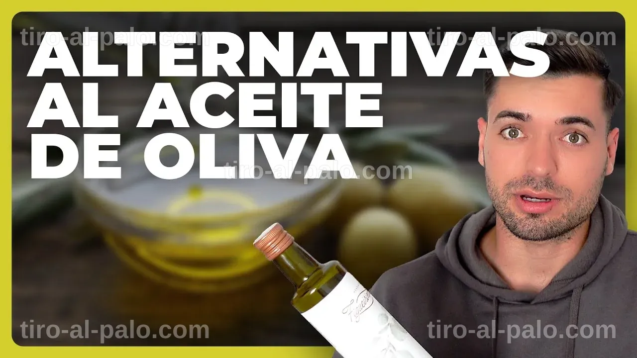 Comparativa de aceites saludables, destacando alternativas al aceite de oliva.