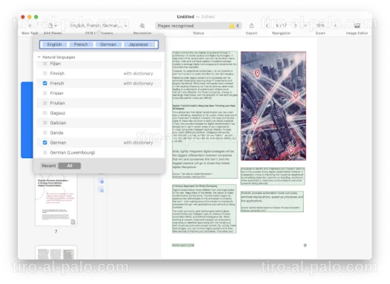Gráfico que muestra las mejores opciones gratuitas para editar PDFs.