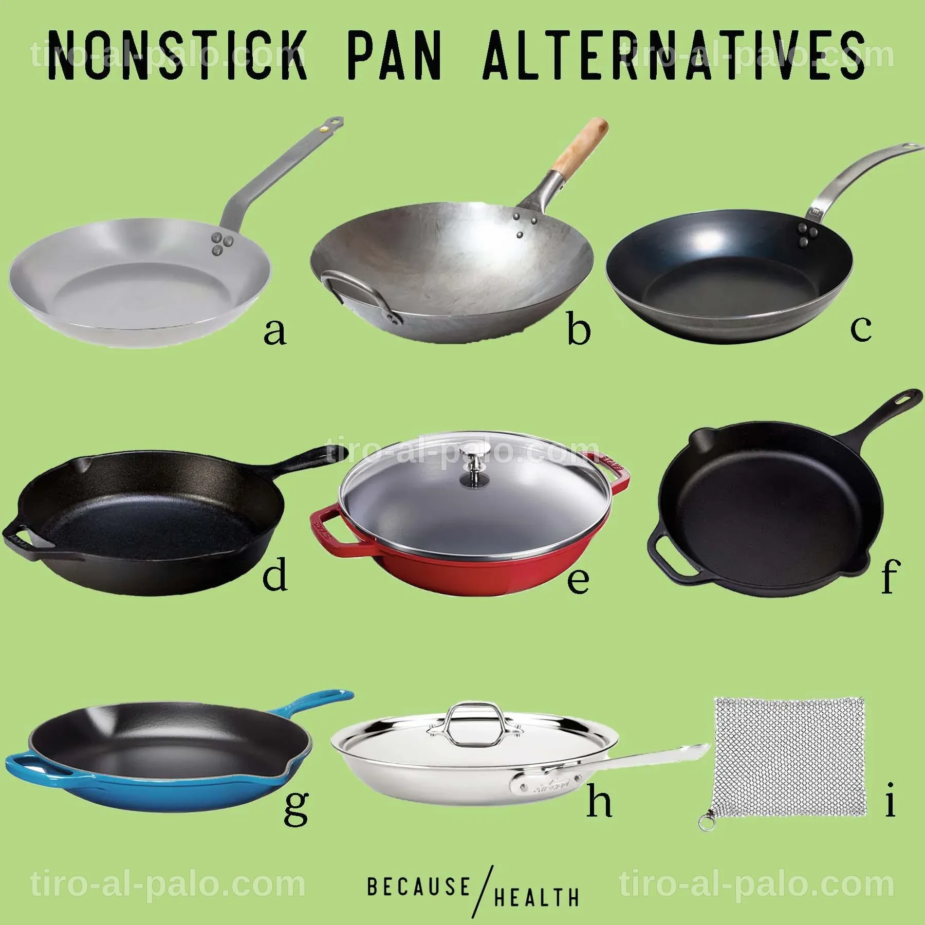 Utensilios de cocina de cerámica y hierro fundido, opciones seguras y saludables.
