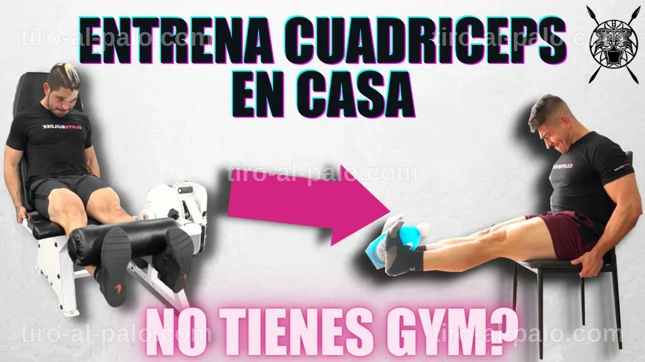 Hombre utilizando bandas elásticas para entrenar cuádriceps en un parque.