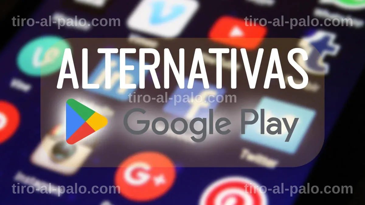 Cuatro aplicaciones destacadas como alternativas a Google Play para Android.