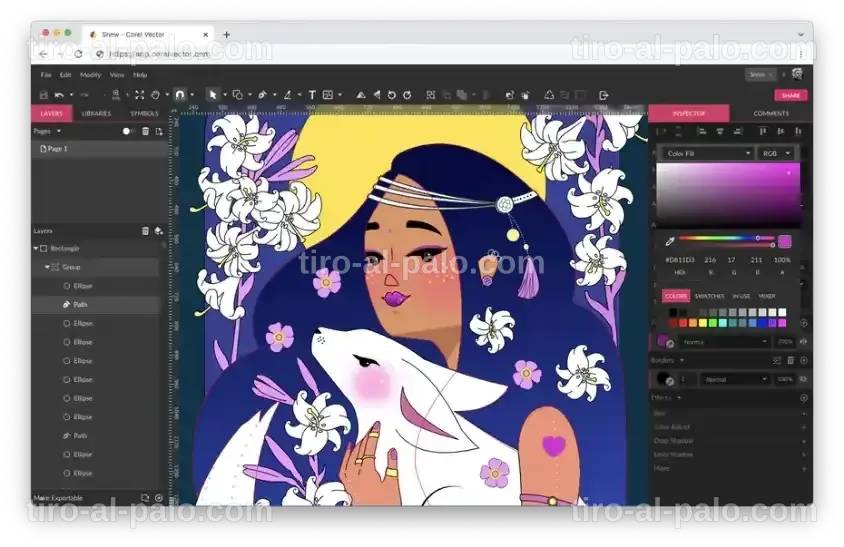 Presentación de una alternativa gratuita a Illustrator en video.