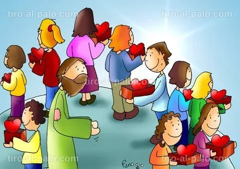 Profesores de religión católica en un entorno educativo infantil.