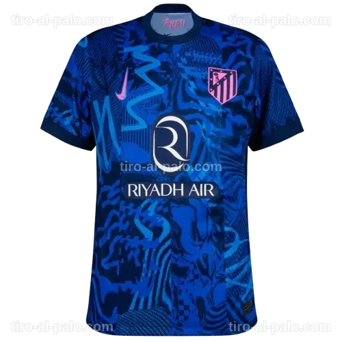 Camiseta alternativa del Atlético Madrid 2025/26 de Nike, mostrando un diseño atractivo y contemporáneo.