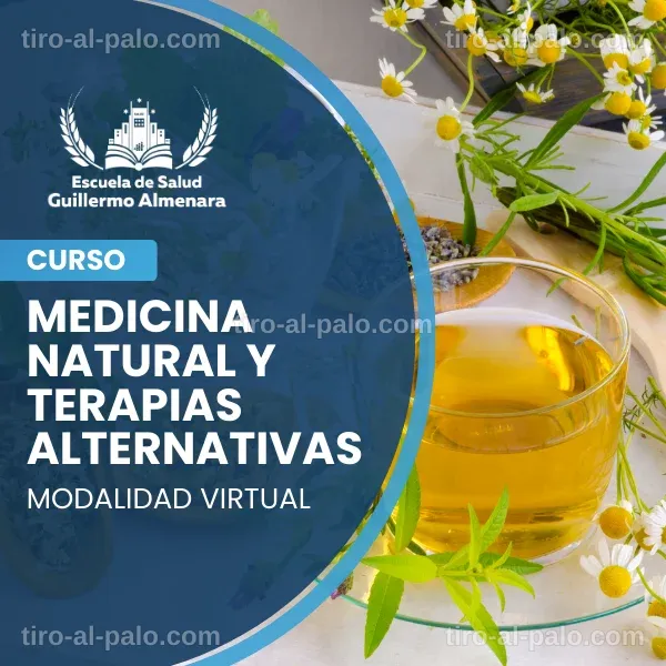 Diploma en terapia alternativa con diseño atractivo y colores vivos.