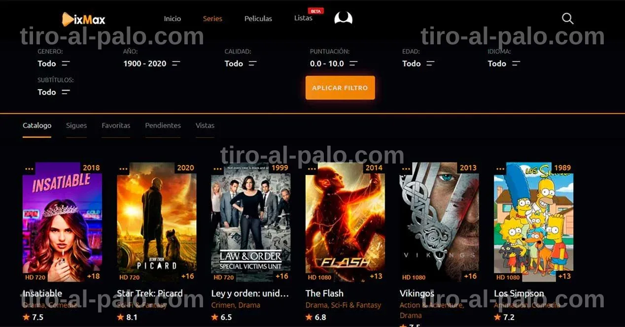 Lista de opciones alternativas a DescargasDD con descripciones breves.