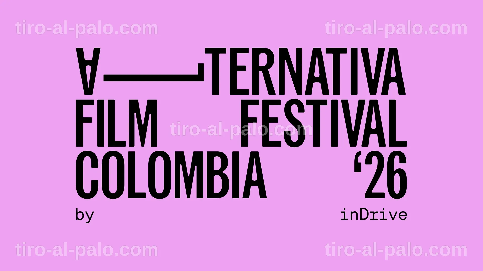 Cartel del festival en Colombia que enfatiza la diversidad y la inclusión en el cine.