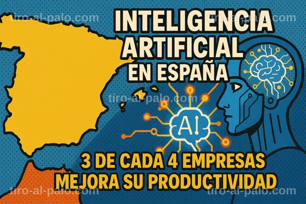 Infografía sobre el futuro de la inteligencia artificial en España para 2024.