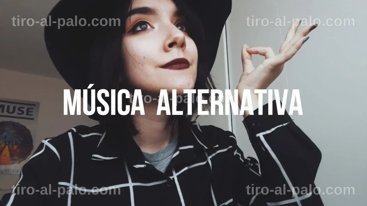 Gráficos que representan diferentes subgéneros del rock alternativo.