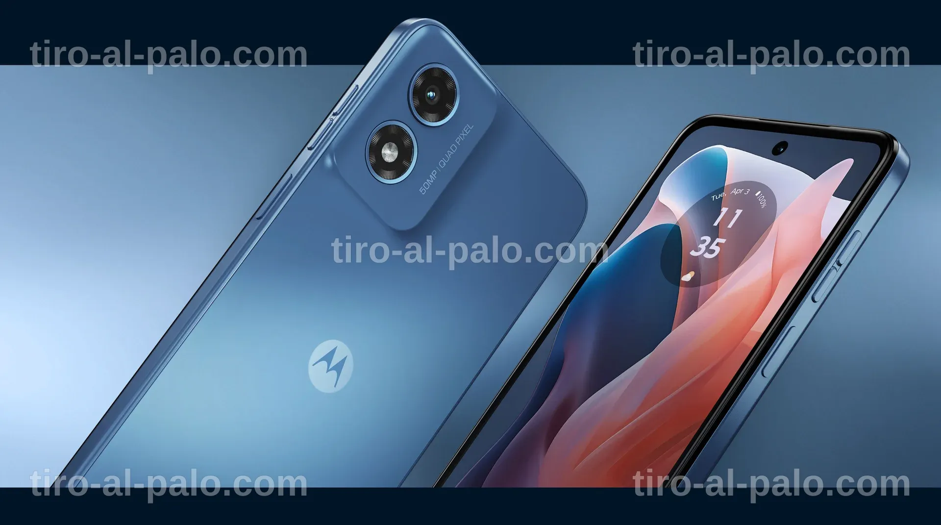 Comparativa de alternativas al Moto G9 Play con imágenes de diferentes aplicaciones.