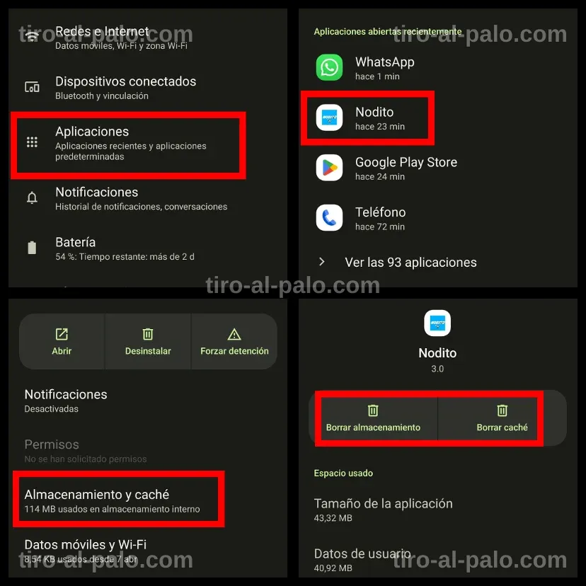 Usuario frustrado mirando la pantalla de error de Nodito.