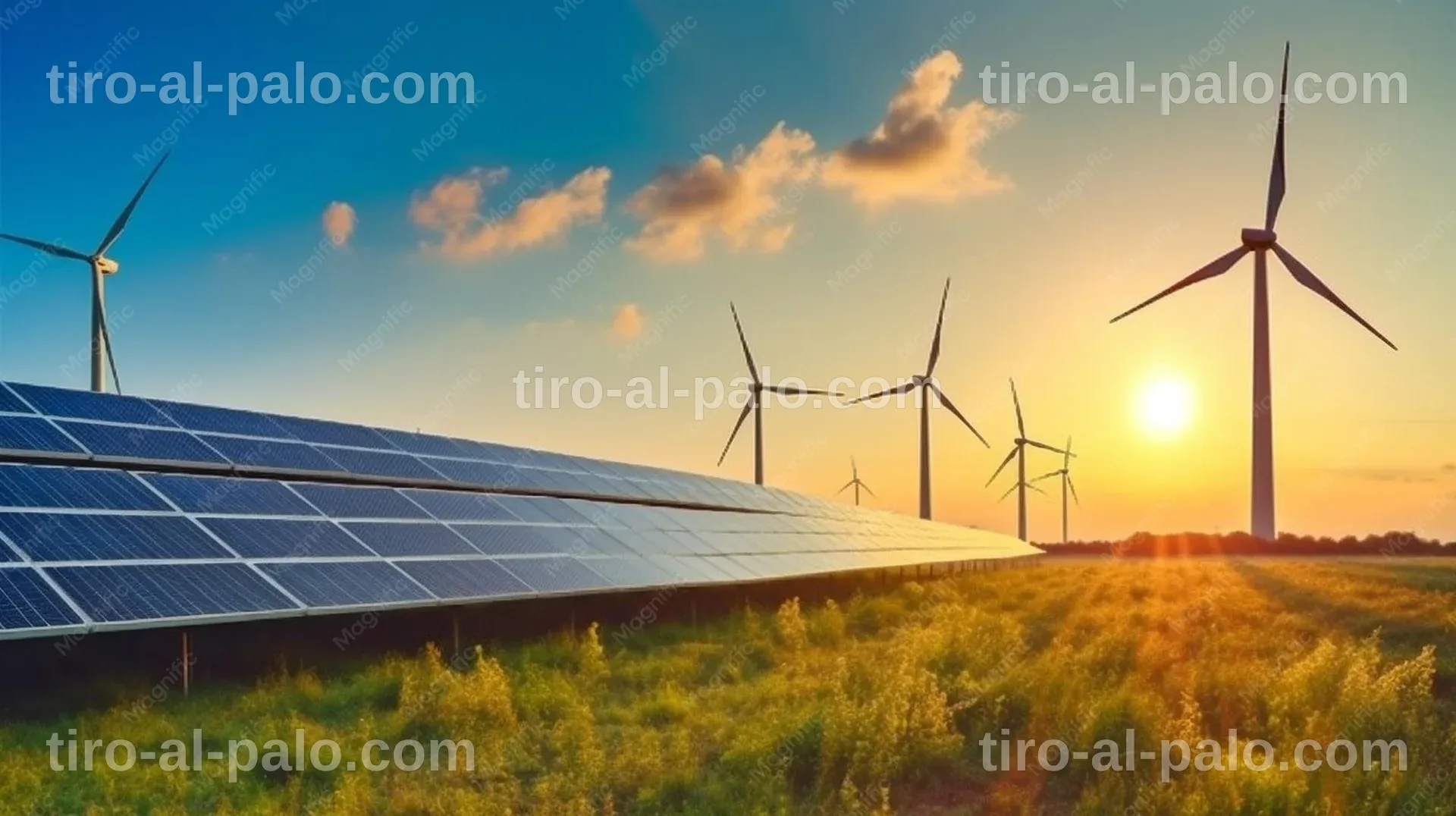 Infografía explicativa sobre las energías alternativas y sus categorías.
