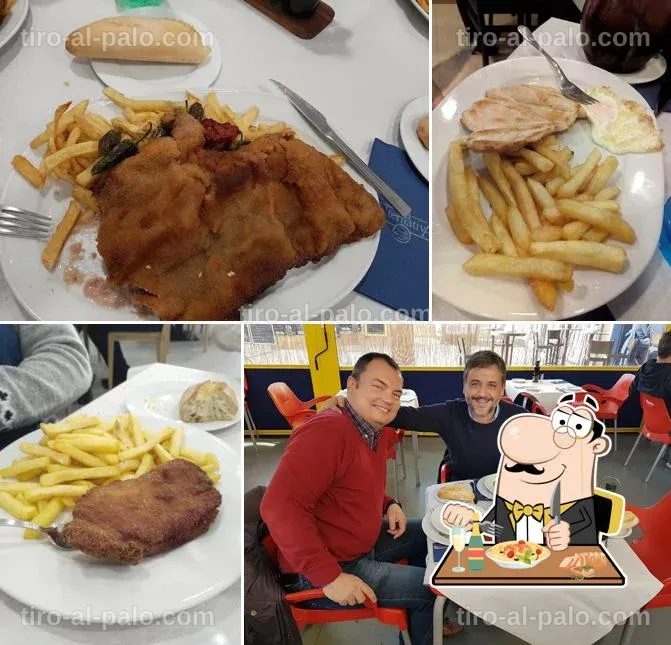 Vista del menú del restaurante La Alternativa, destacando especialidades locales y platos creativos.