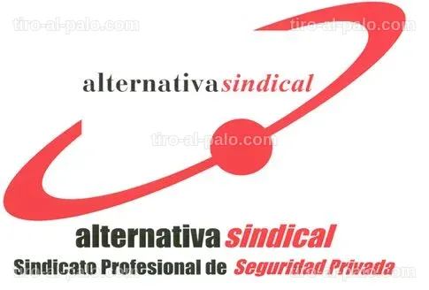 Logo del sindicato Alternativa en un evento en Catalunya.