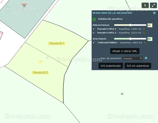 Asistencia en la Sede Electrónica del Catastro para la validación gráfica.