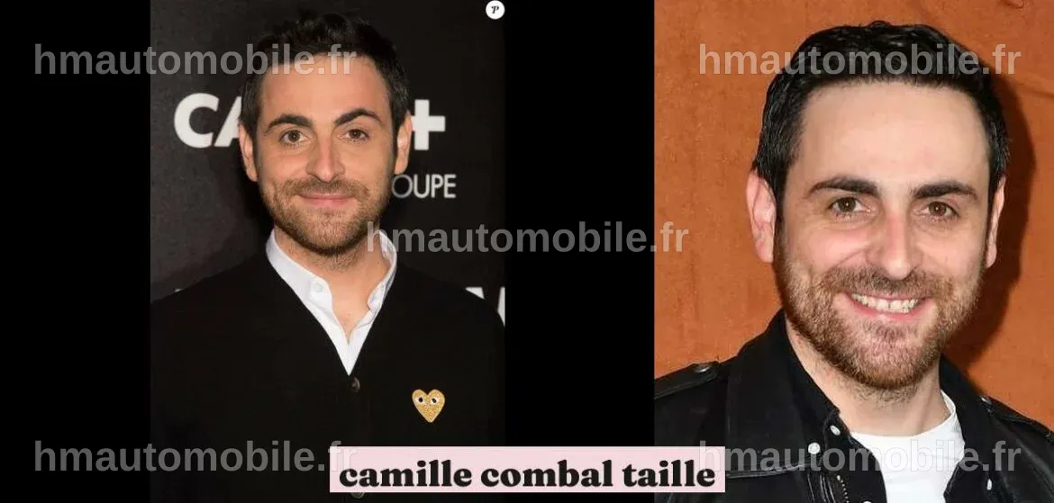 Camille Combal sur le tapis rouge, attirant l'attention par sa taille.