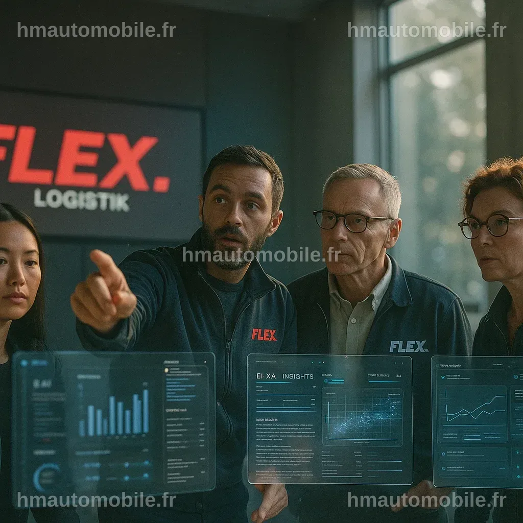 Concept d'IA explicable dans les chaînes d'approvisionnement.