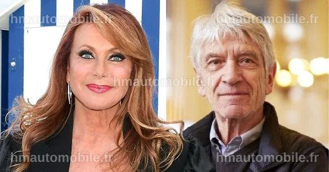 Julie Pietri et son mari à un événement de mode, élégamment habillés.