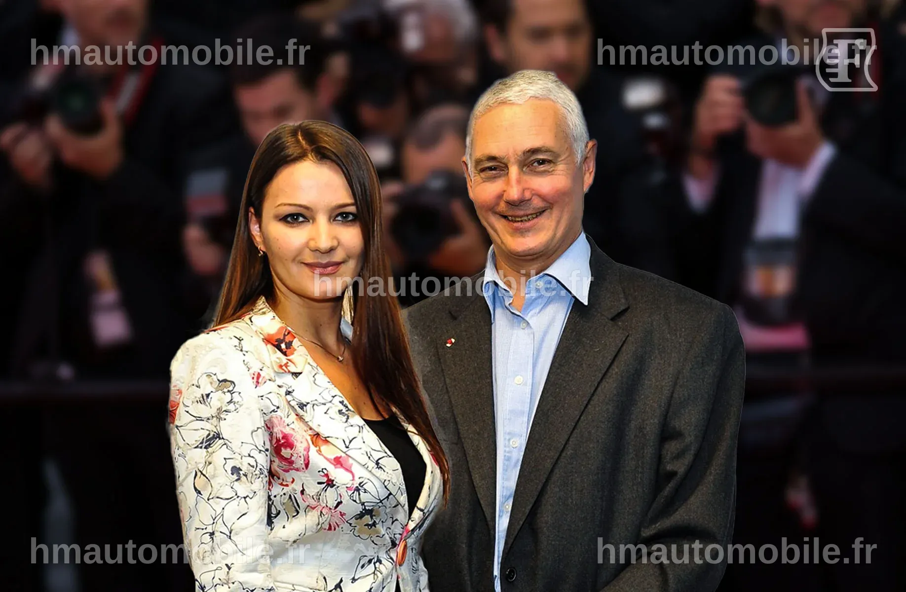 Photo de Michel Yakovleff avec sa partenaire, illustrant leur complicité et leur affection.
