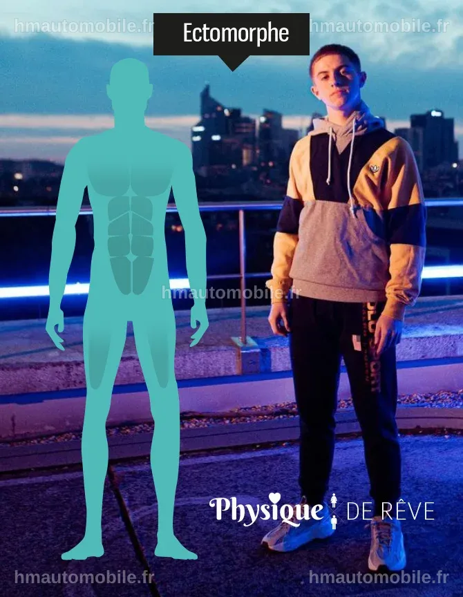 Portrait de Michou montrant sa silhouette athlétique et son style vestimentaire unique.