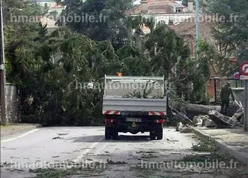 Photos des ravages de la tempête Zeus à Saint-Just-Saint-Rambert.